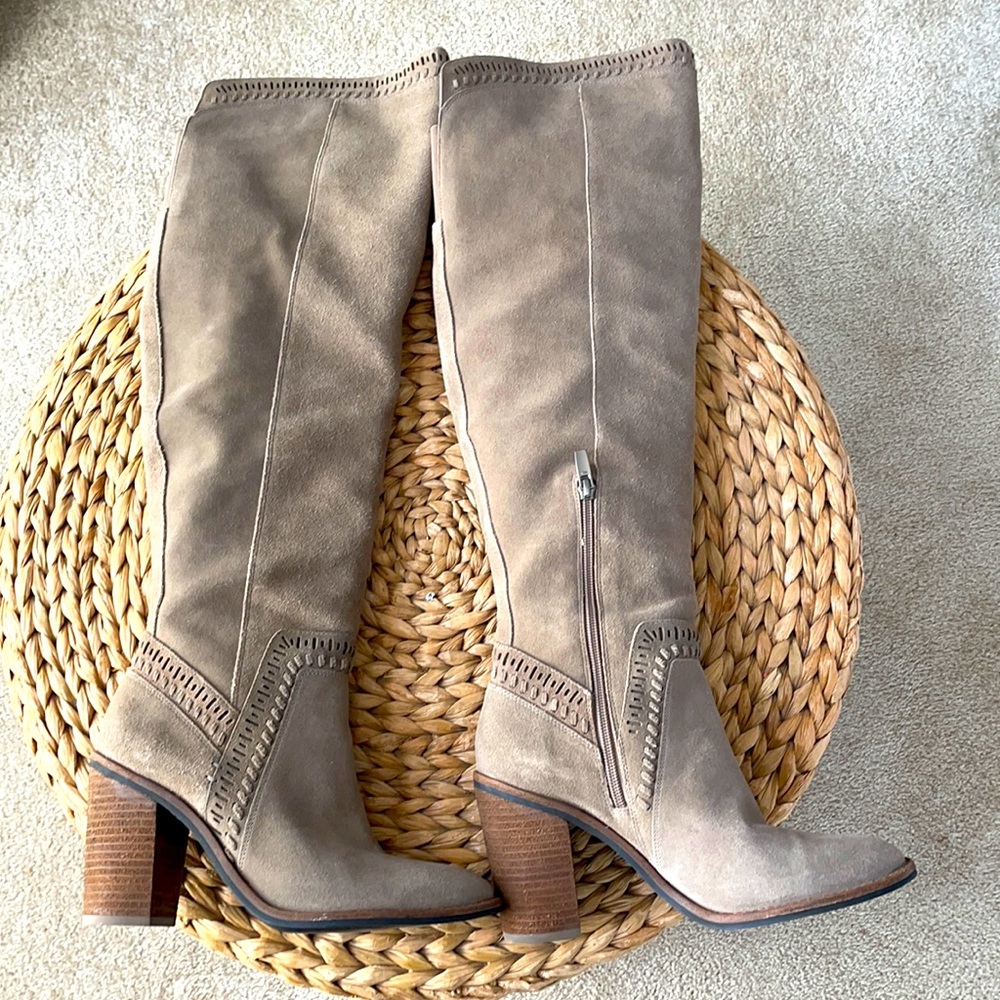 Vince Camuto over the knee suede boots